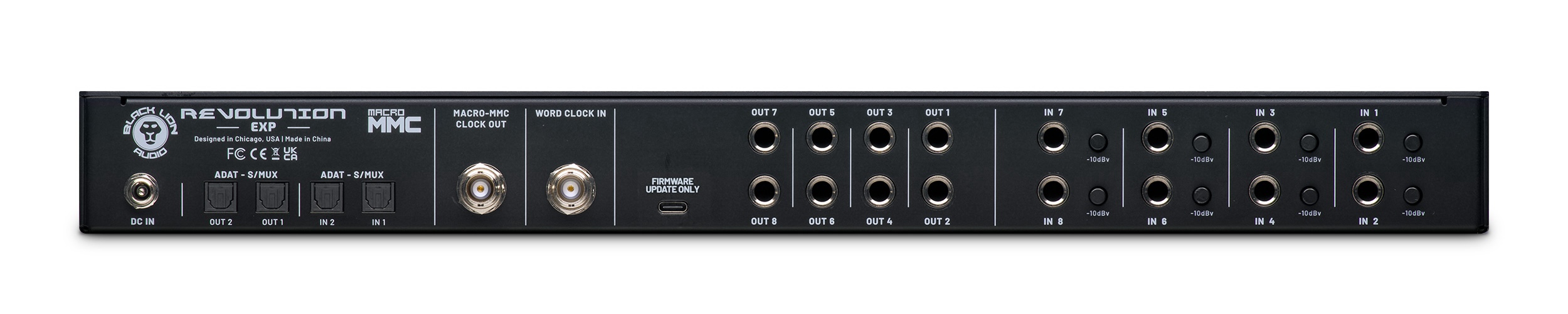 Black Lion Audio Revolution EXP, interfaz ADAT de 8 entradas y 8